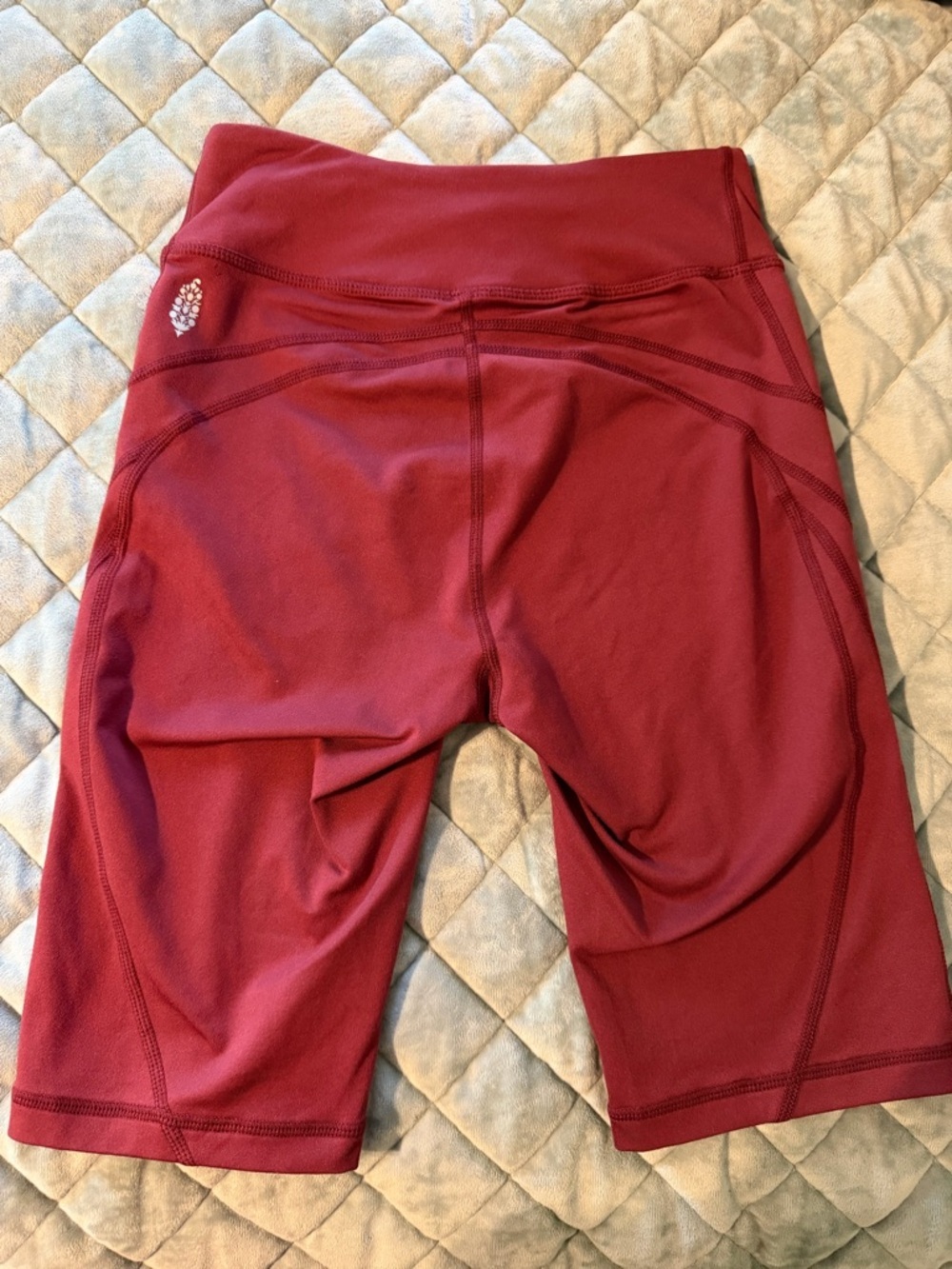 Free People Movement High-Rise Biker Baby Shorts - XS - Picture 2 of 3